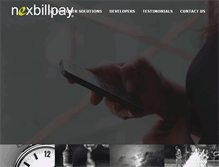 Tablet Screenshot of nexbillpay.com